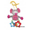 Плюшевая погремушка Baby Mix Мышка TE-8543-12M